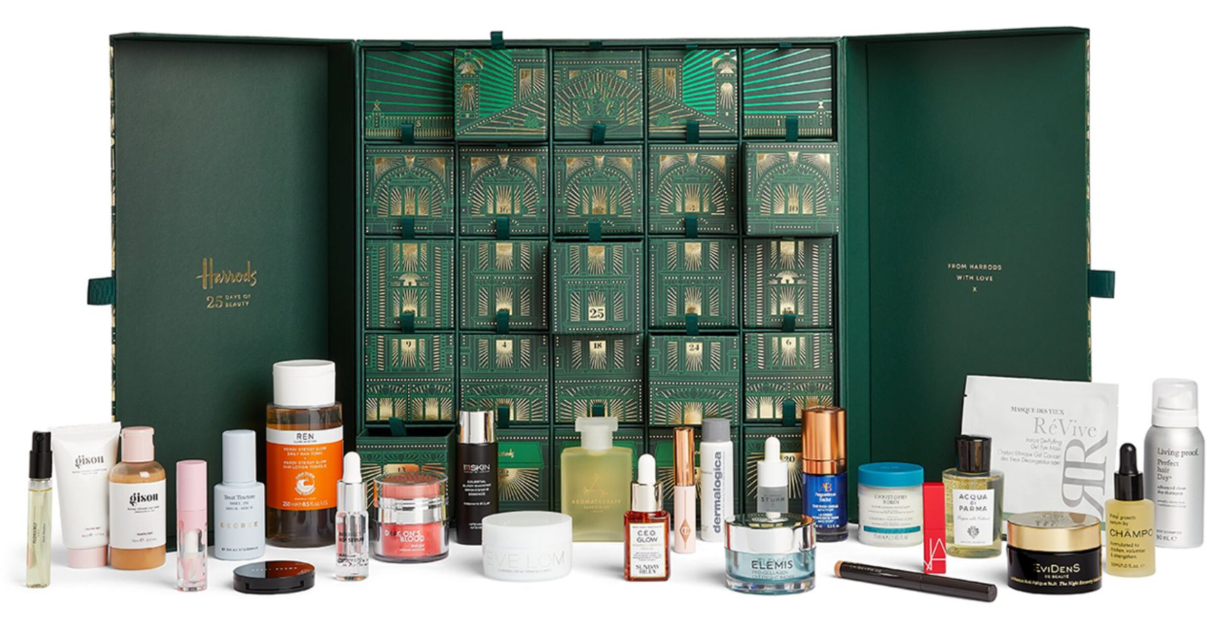 Harrods Beauty Advent Calendar 2023 contents