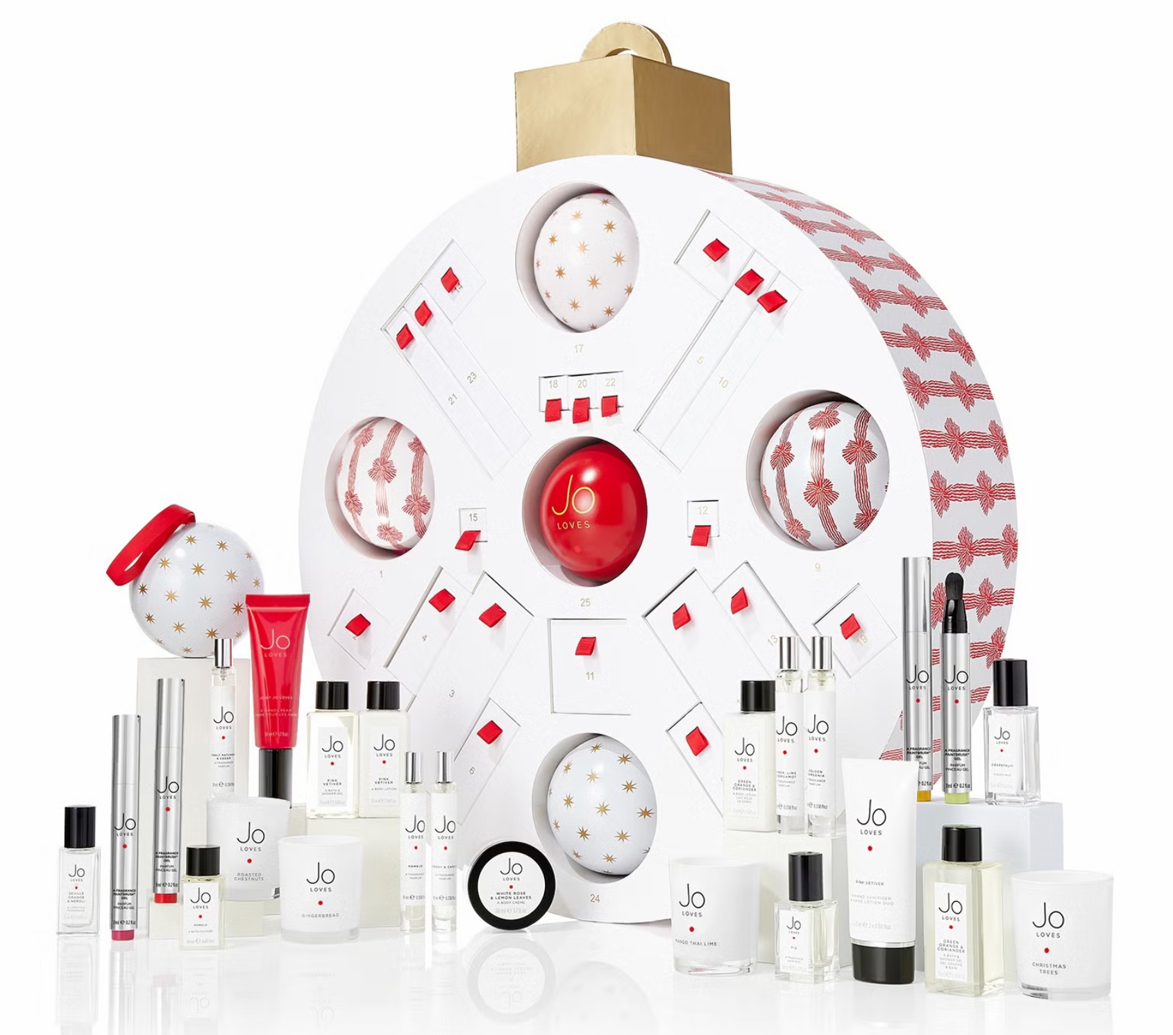 Jo Loves advent calendar 2023 contents