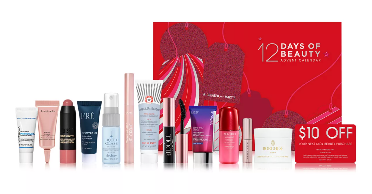 Macys 12 dayds of beauty calendar 2023