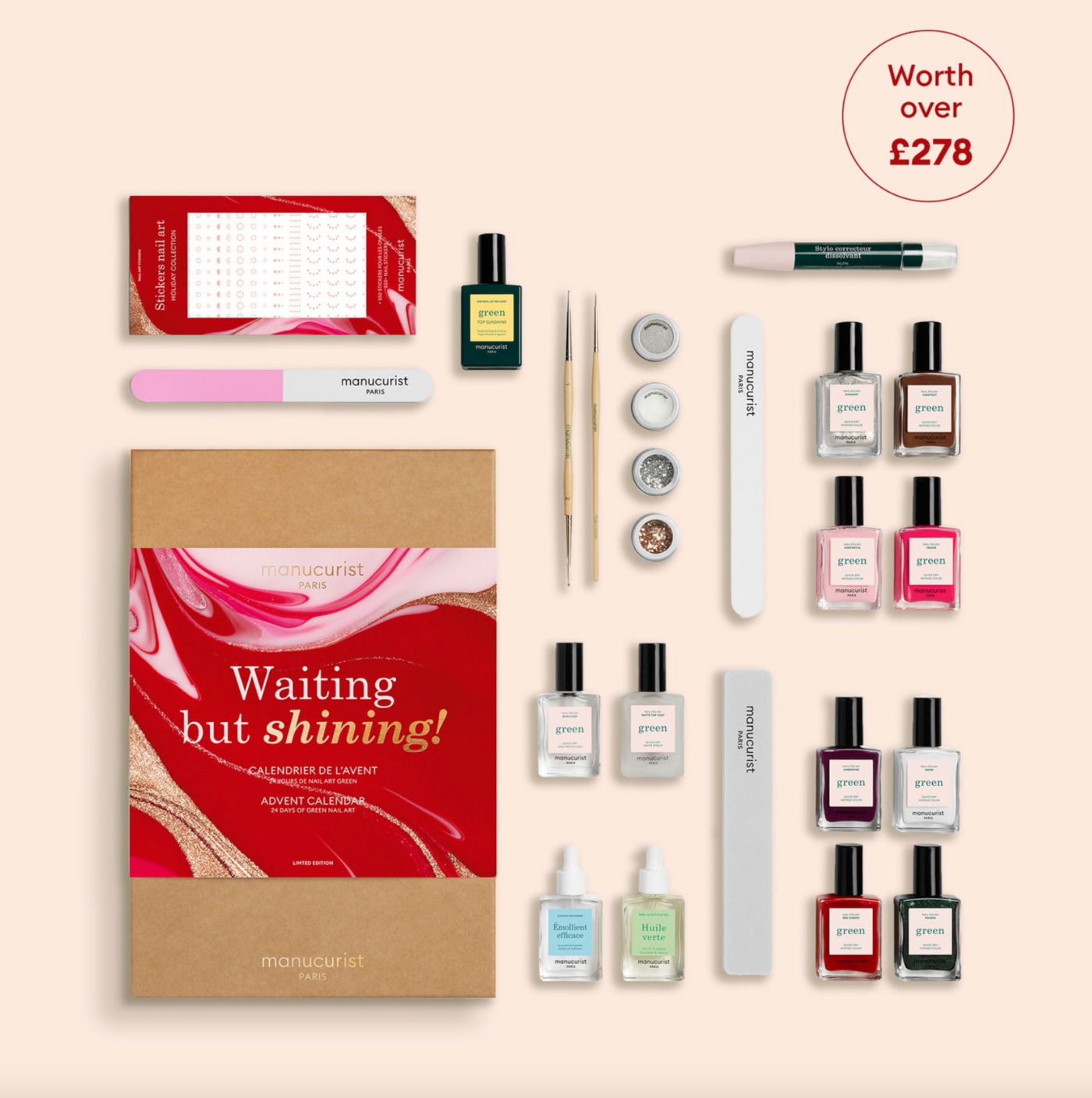 Manucurist advent calendar contents 2023