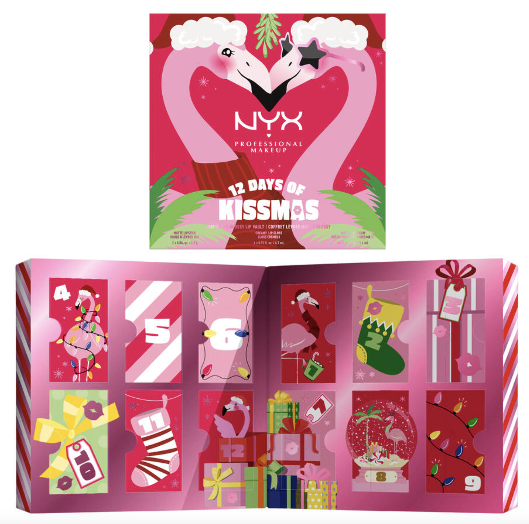 NYX Advent Calendar 2023 - Available Now! - 12 Days of Kissmas
