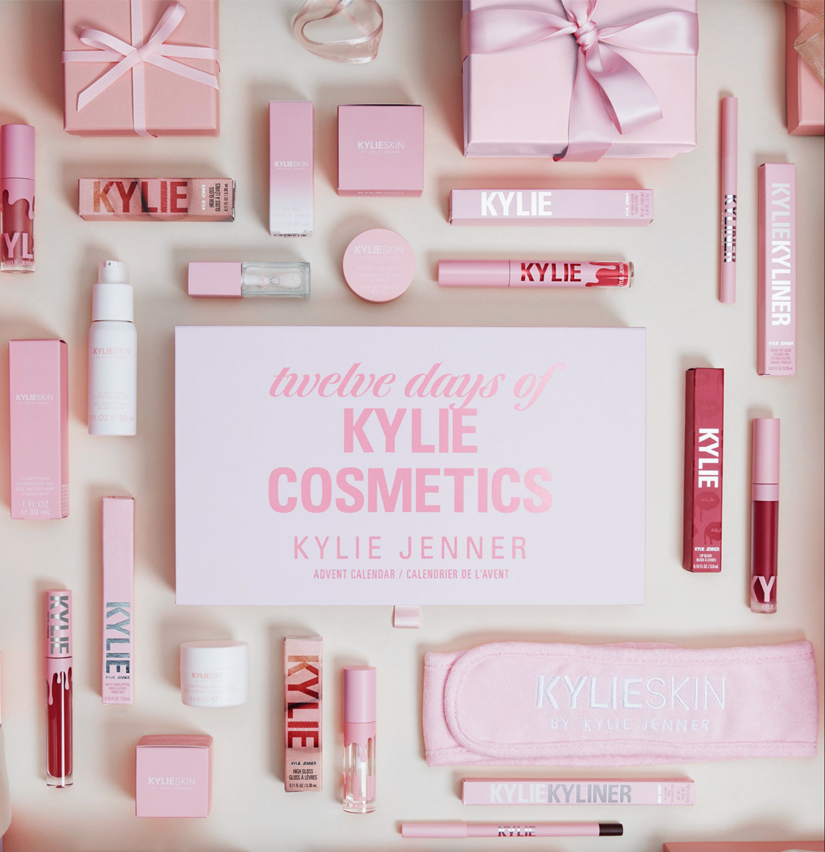 Kylie Cosmetics Advent Calendar 2023 - Contents