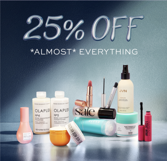 Cult Beauty 25% Off Everything