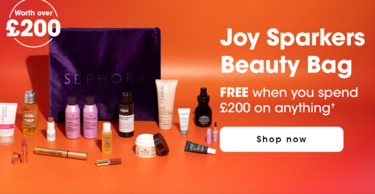 Sephora Joy Sparkers Beauty Bag