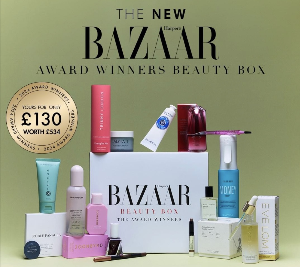 Harper’s Bazaar Award Winners Beauty Box 2024 - Contents