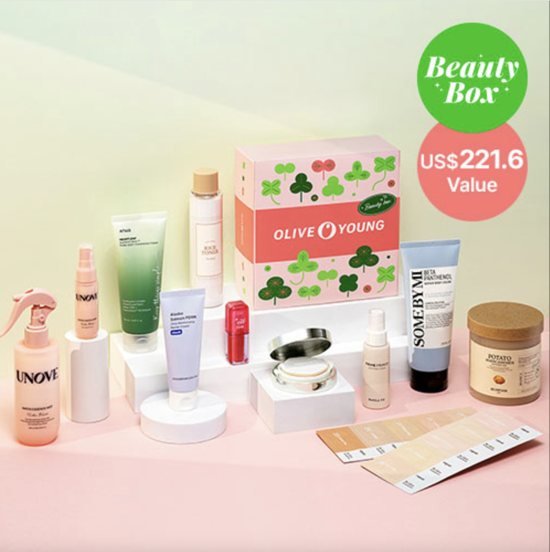 Olive Young Beauty Box March 2025