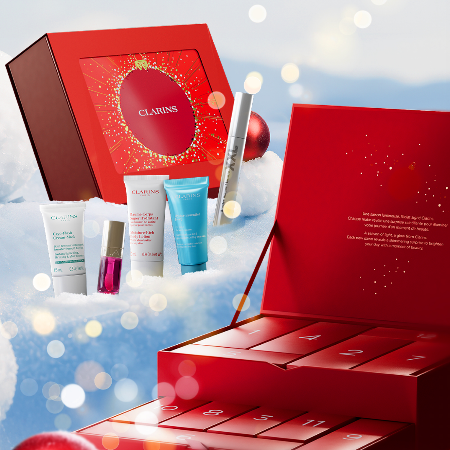 クラランス　アドベントカレンダー2025 Clarins Advent Calendars 2025 - 12 Day & 24 Day
