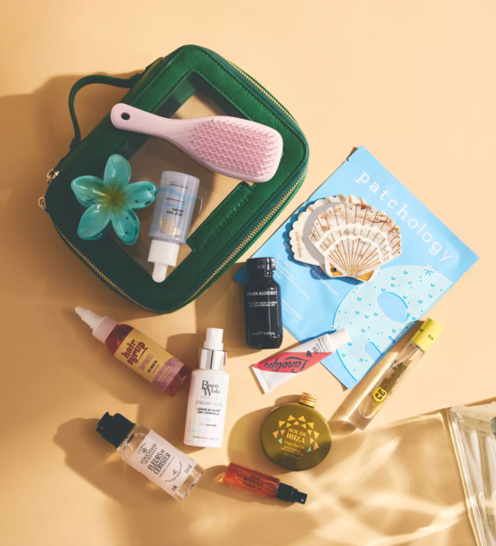 Anthropologie On The Glow Travel Kit