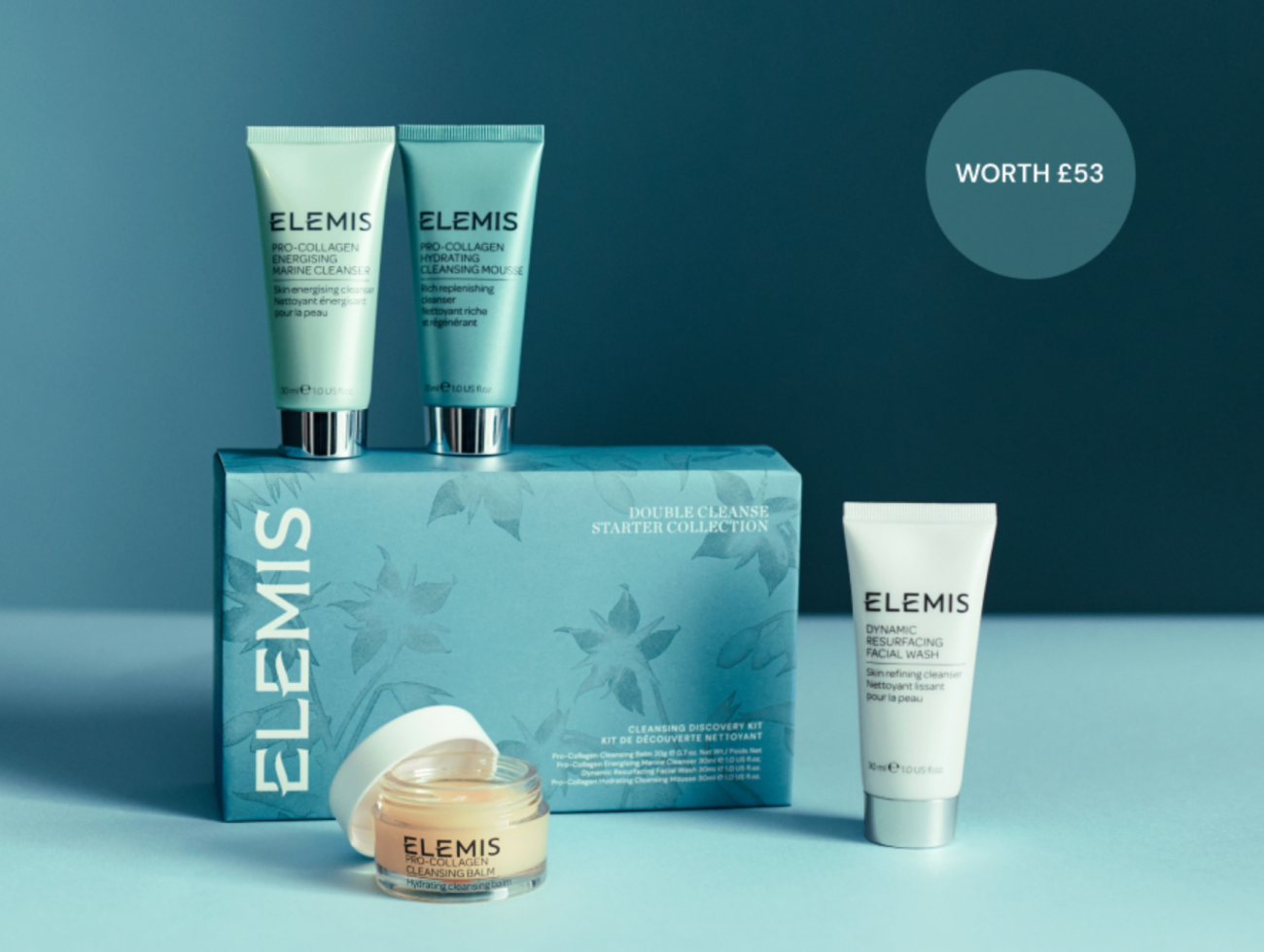 Elemis Double Cleanse Starter Collection Contents and Products