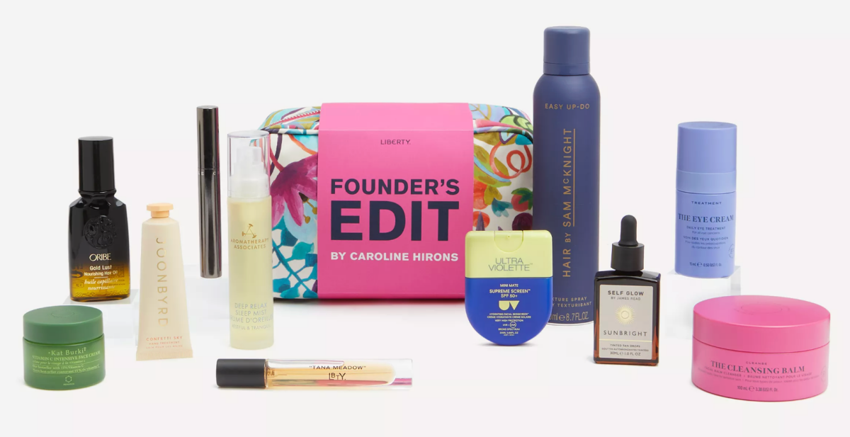 Liberty Beauty Founder's Kit by Caroline Hirons including products and bag