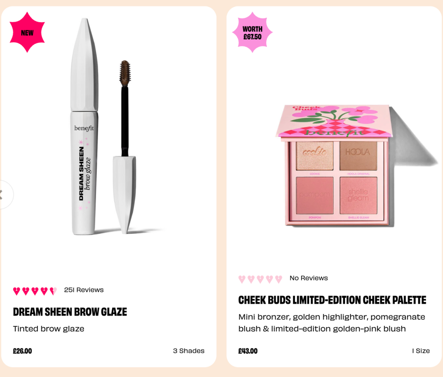 Benefit Bank Holiday savings