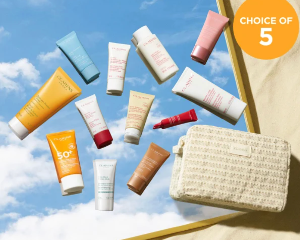 Clarins gift with purchase May 2026