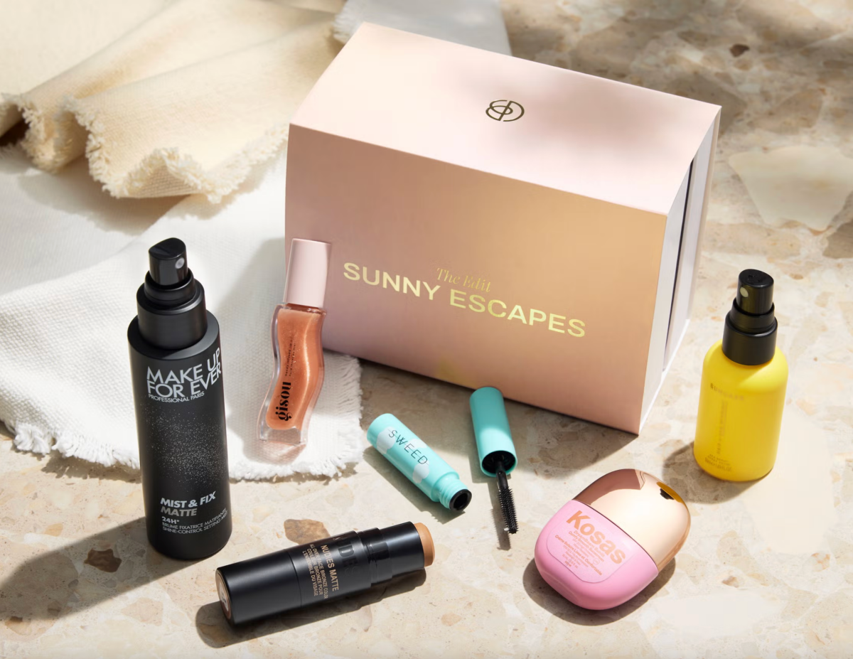 Cult Beauty The Sunny Escapes Edit with contents