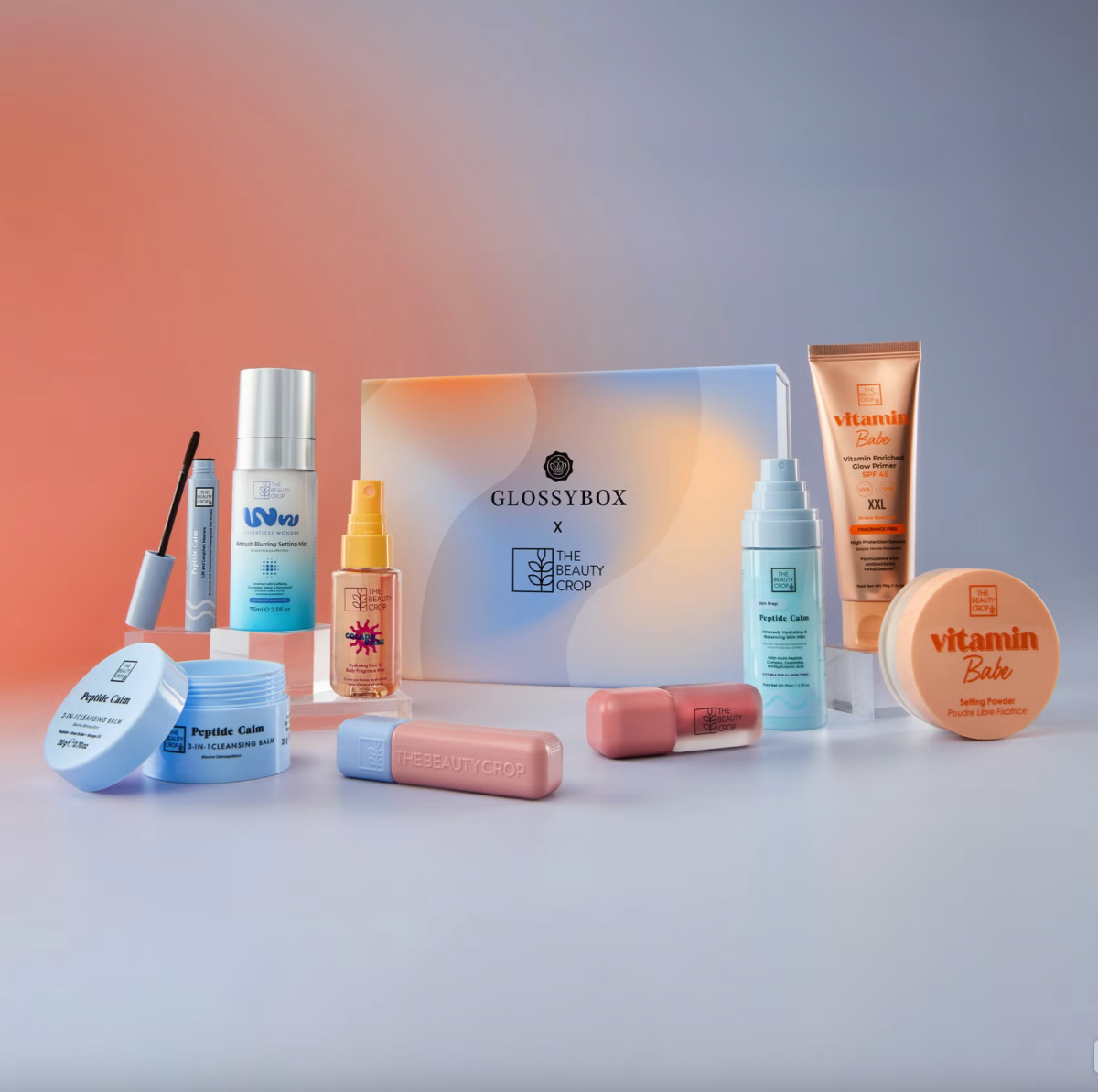 Glossybox x The Beauty Crop Limited Edition Box and contents