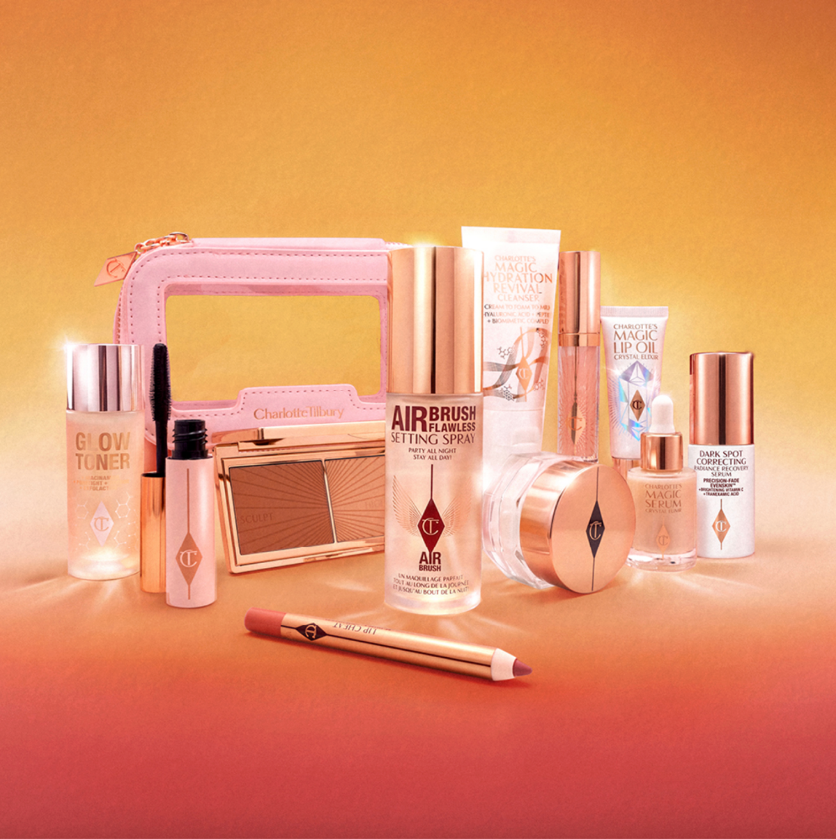 Charlotte Tilbury Charlotte's Mini Glow + Go Travel Bag