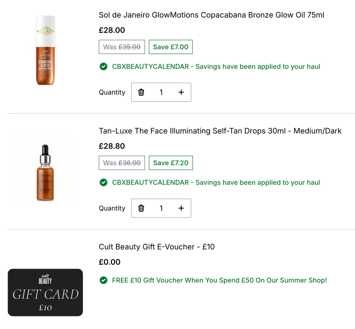 Cult Beauty discount code june 2026