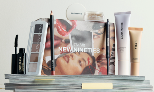 Cult Beauty The New Nineties Edit with make-up contents