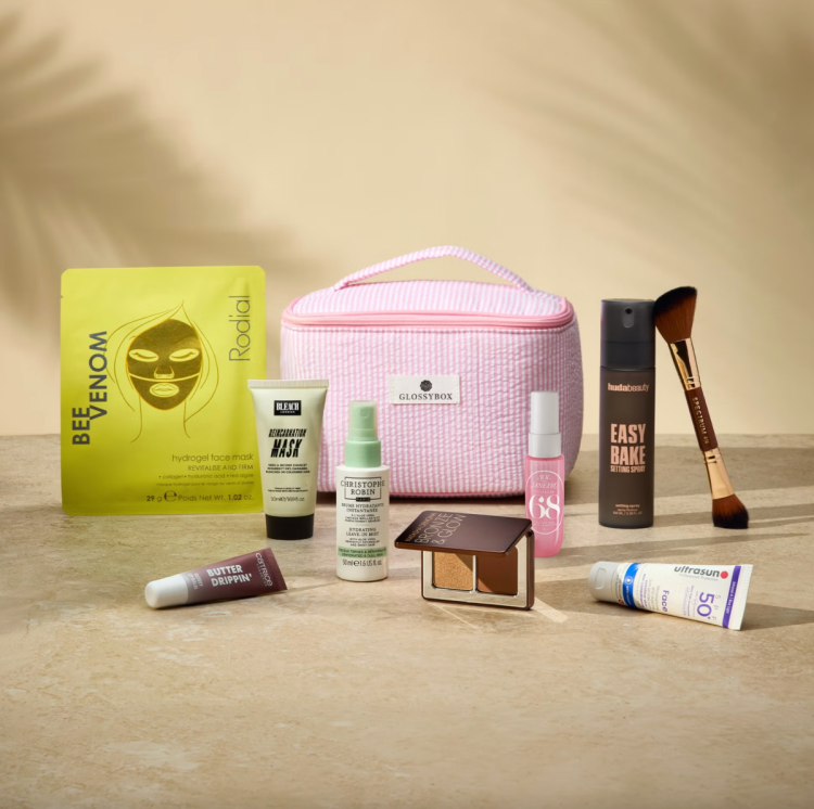 Glossybox Summer Beauty Bag 2026 with full contents