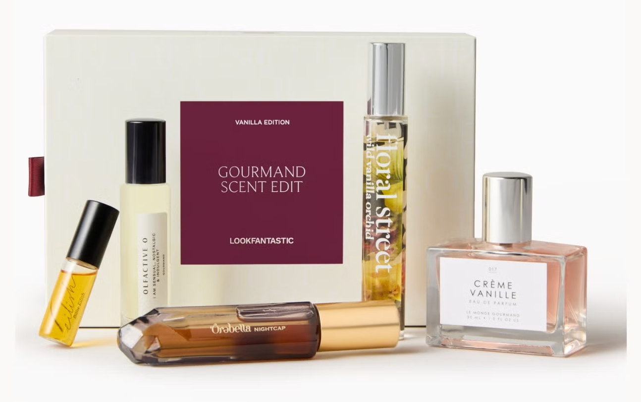 Lookfantastic The Fragrance Edit with Vanilla scents
