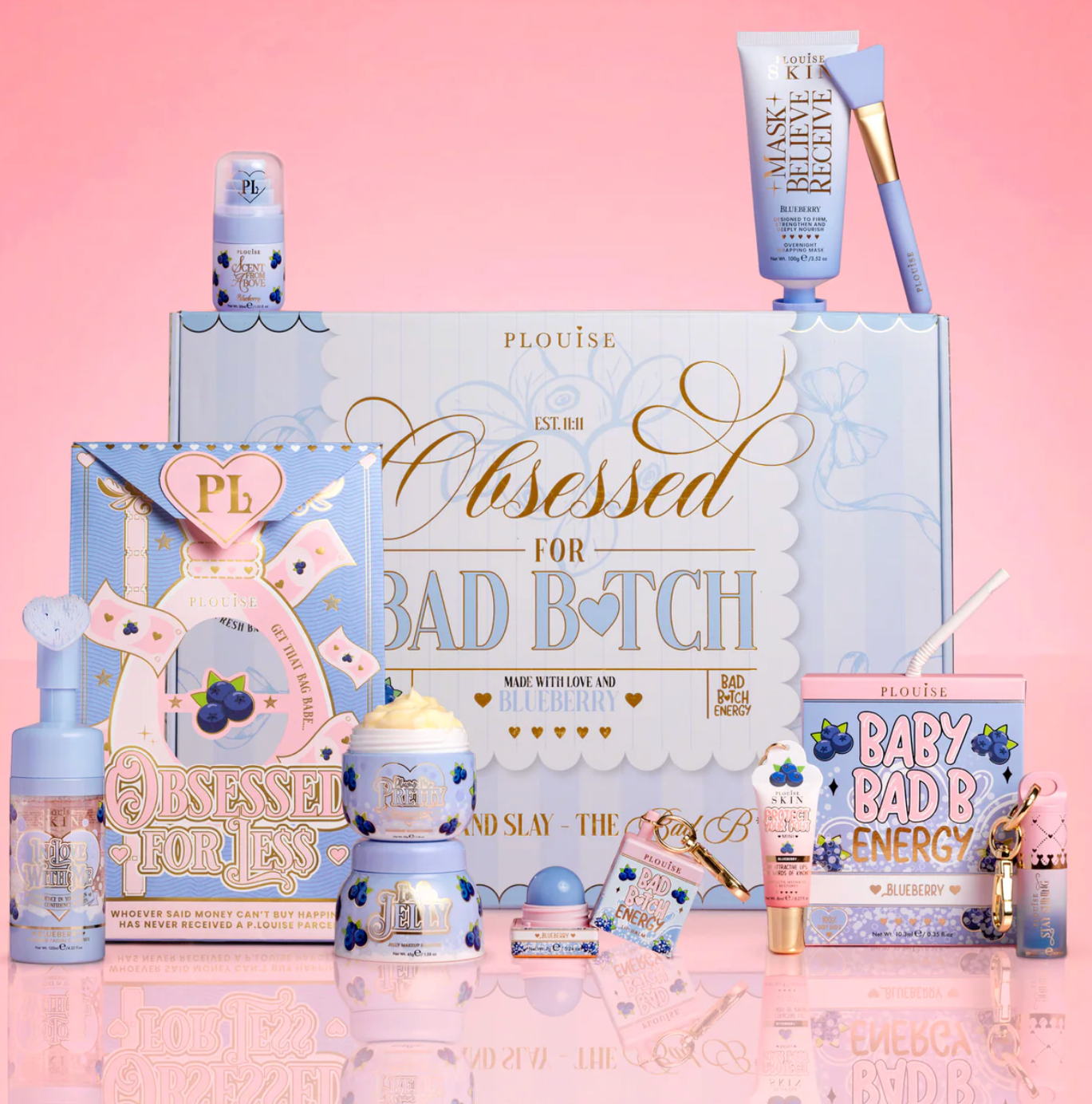P.Louise Obsessed For Bad B*tch Bundle Blueberry
