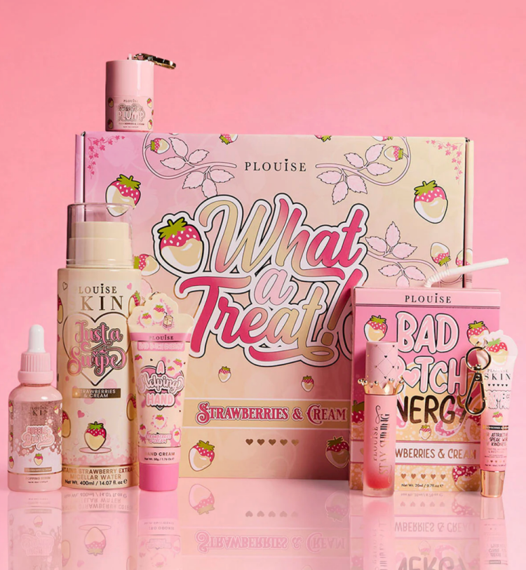 P.Louise What A Treat Strawberries & Cream Bundle with full contents