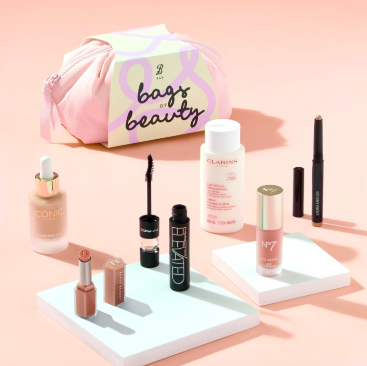 Boots Premium Makeup Edit Beauty Bag with contents