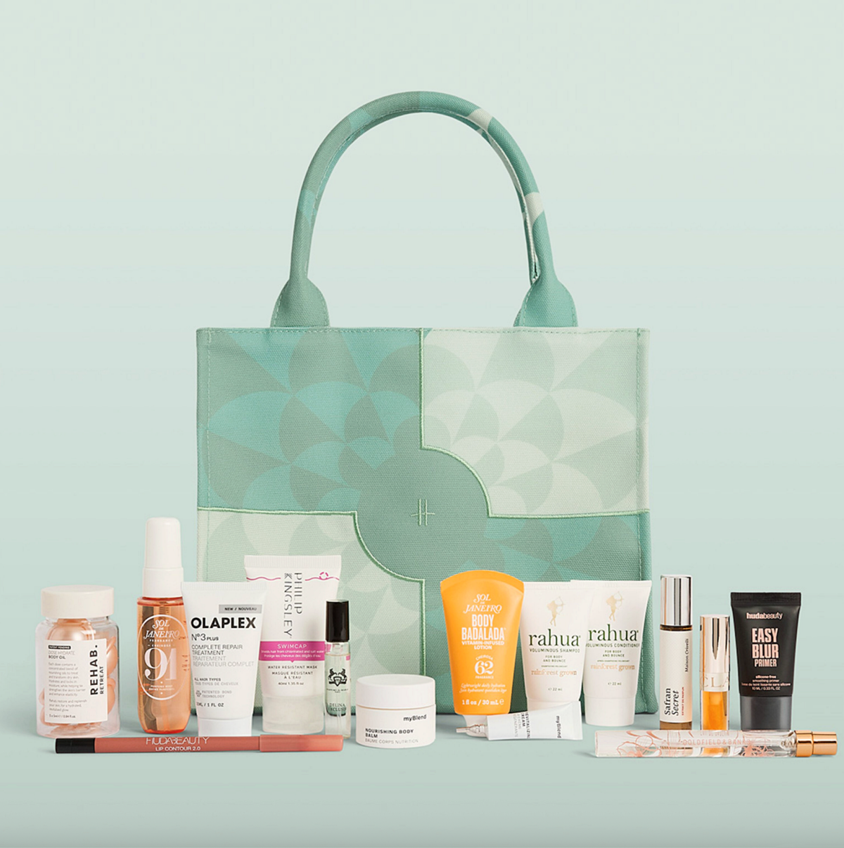 Harrods Summer gift with purchase full contents and tote bag