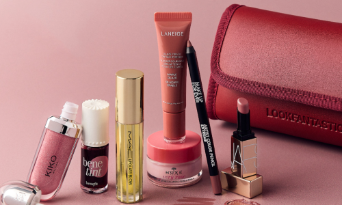 Lookfantastic The Lip Edit with contents including MAC, NARS and Makeup For Ever