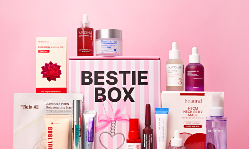 Stylekorean Bestie Box Pink July 2026 with contents