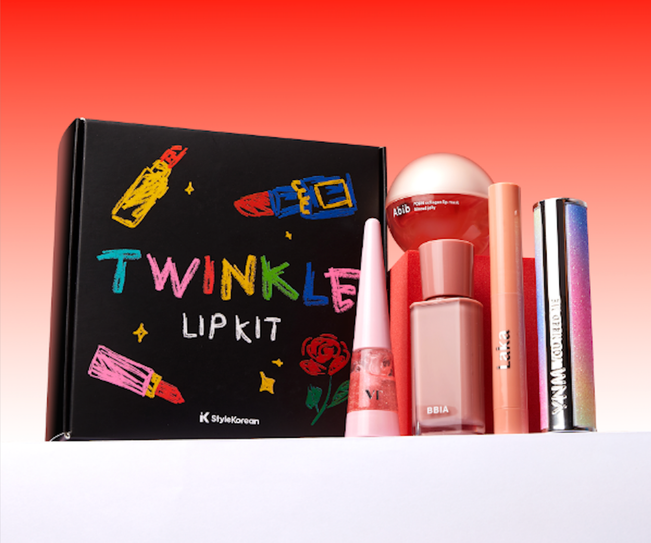 Stylekorean Twinkle Lip Kit Rosie