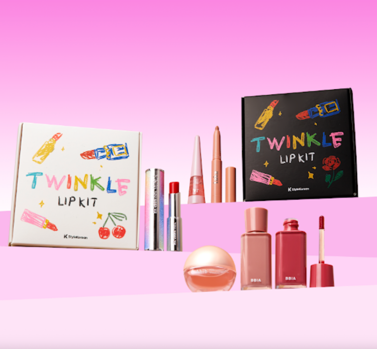 Stylekorean Twinkle Lip Kits 2026 with lip products