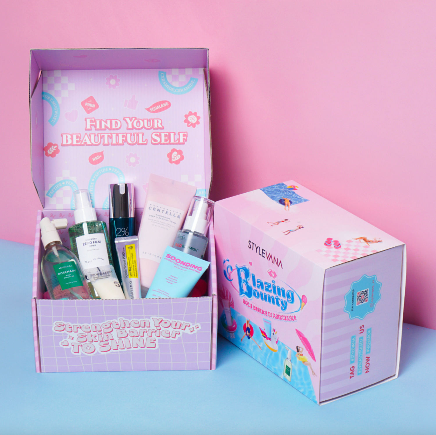 Stylevana Blazing Bounty Box with contents