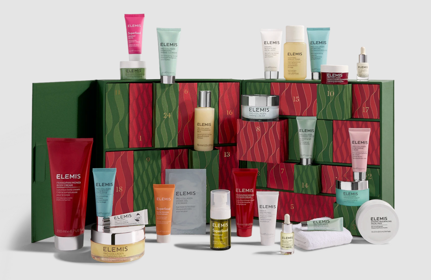 Elemis Advent Calendar 2026 with contents