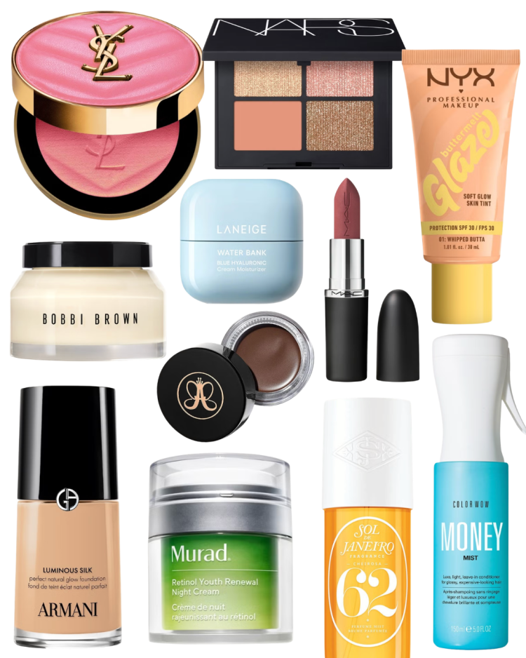 Lookfantastic skincare and makeup products