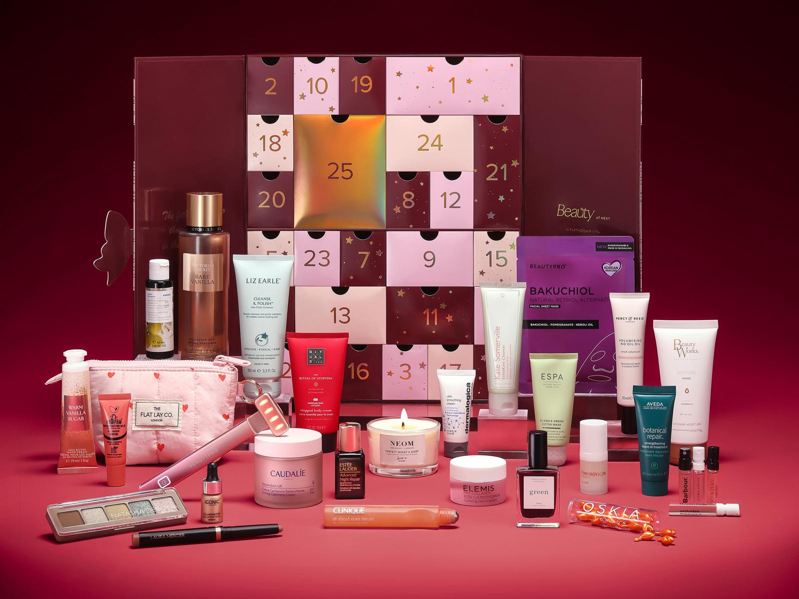 Next Beauty Advent Calendar 2026 open with full contents