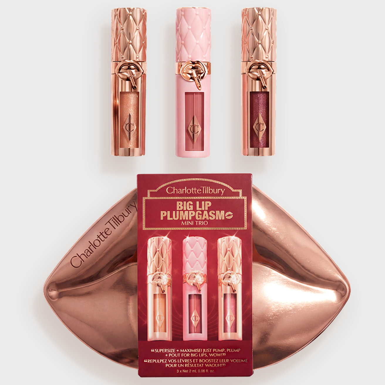 Charlotte Tilbury Big Lip Plumpgasm Mini Trio