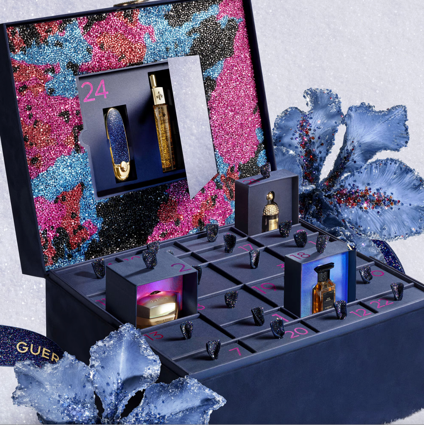 Guerlain Advent Calendar 2026 with contents inside