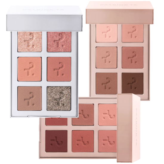 Patrick Ta New Major Dimension Eyeshadow Palettes
