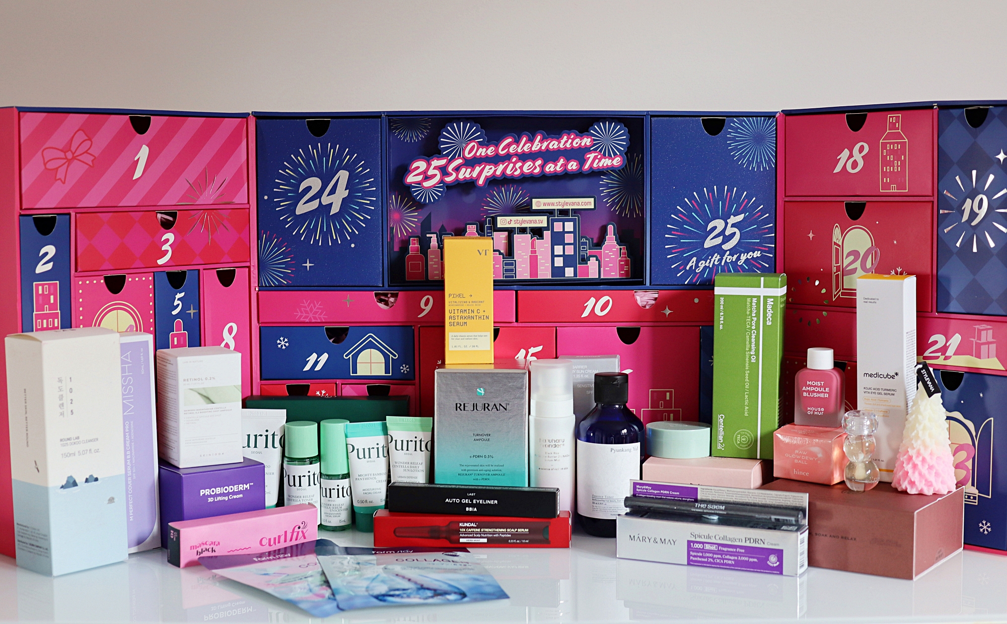 Stylevana Advent Calendar 2026 with full contents